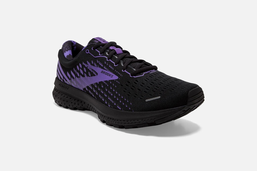 Brooks Israel Ghost 13 Road Running Shoes Mens - Black/Purple - MRD-197658